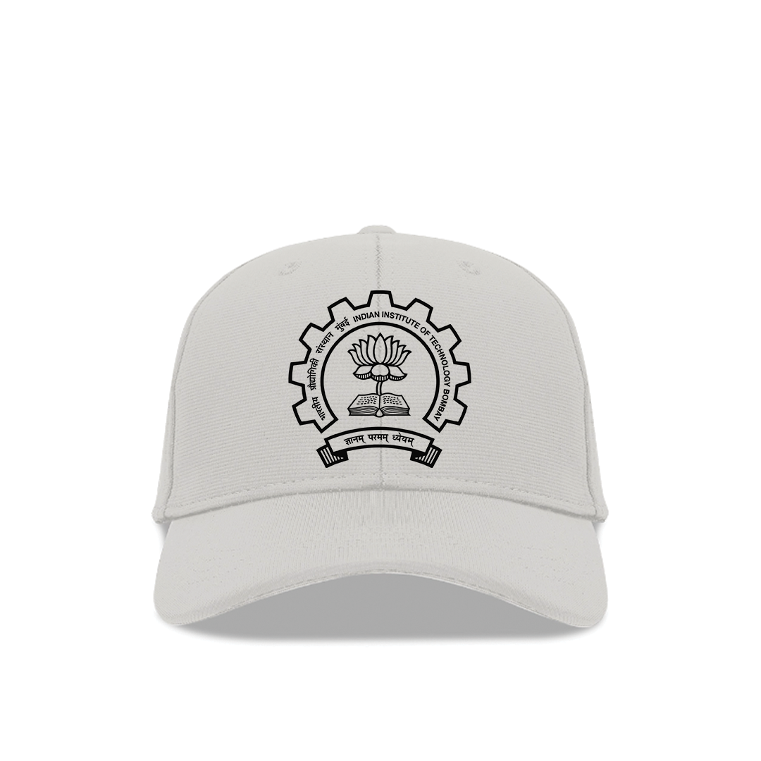 IIT Bombay Pride Baseball Cap - Black & White Edition
