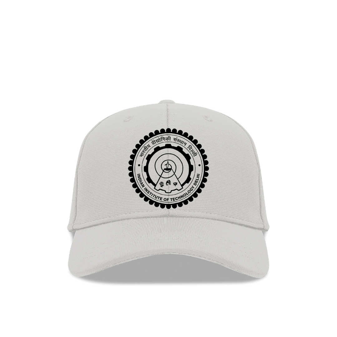IIT Delhi Pride Baseball Cap - Black & White Edition