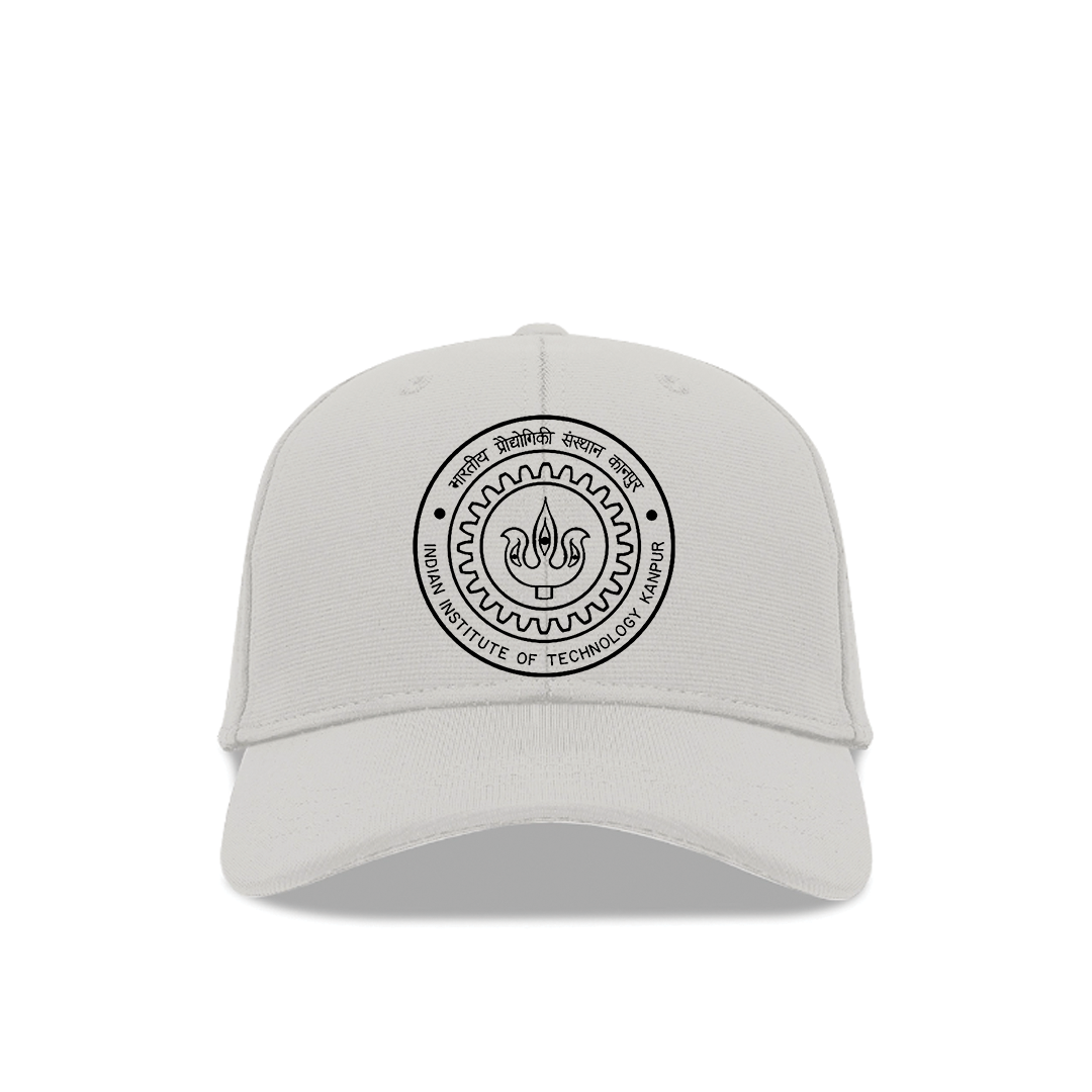 IIT Kanpur Pride Baseball Cap - Black & White Edition