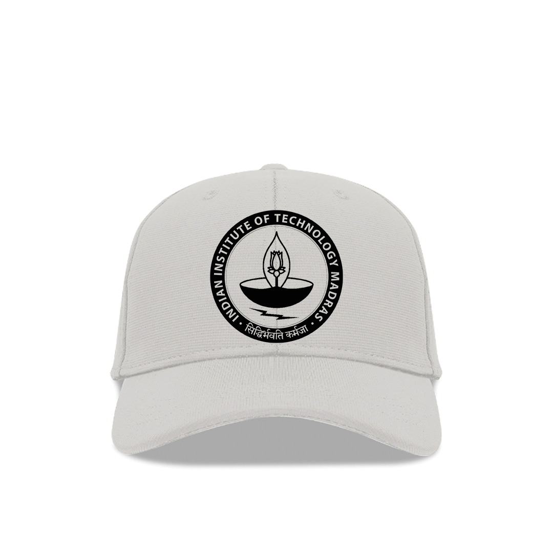IIT Madras Pride Baseball Cap - Black & White Edition