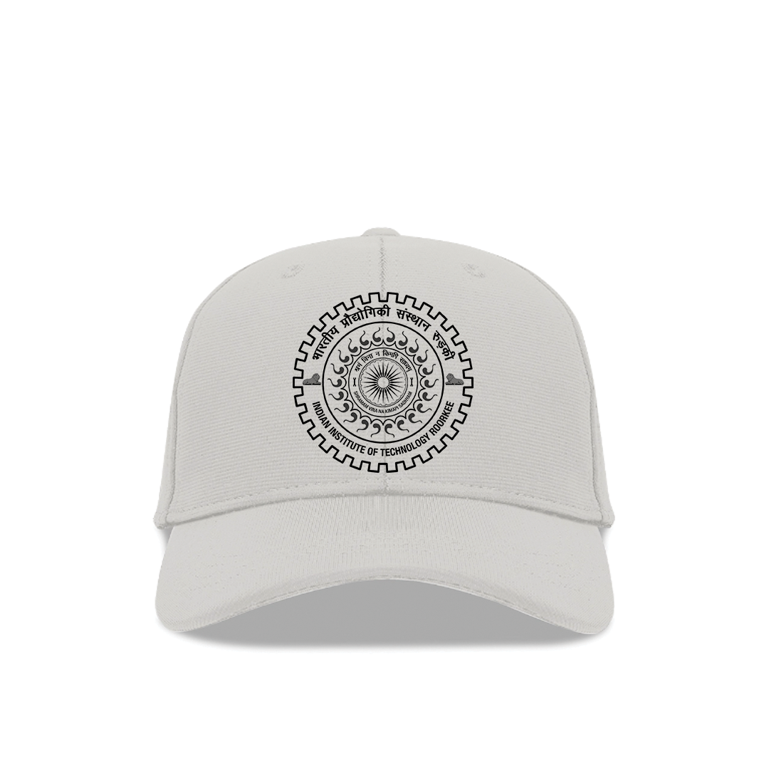 IIT Roorkee Pride Baseball Cap - Black & White Edition