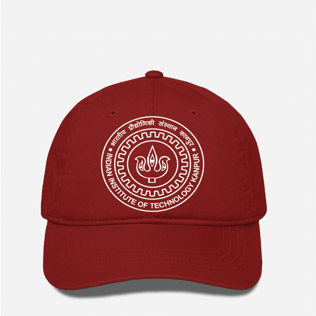 IIT Kanpur Pride Baseball Cap - Black & White Edition