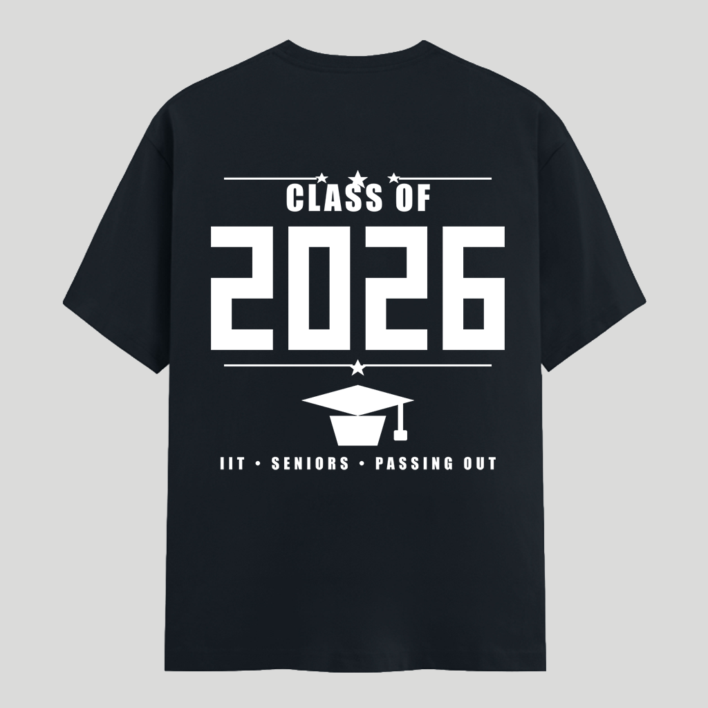 Class of 2026 Farewell Tee - IIT BHILAI full