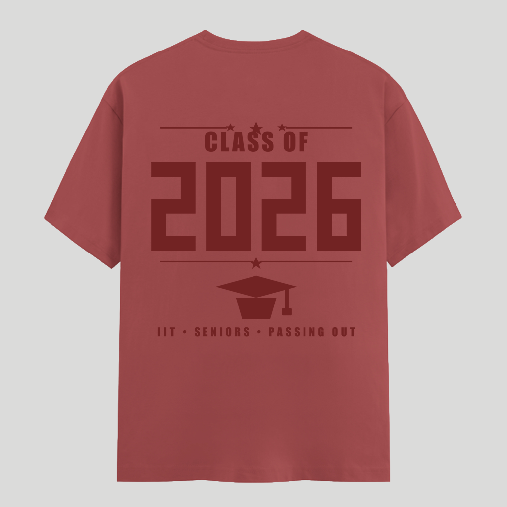 Class of 2026 Farewell Tee - IIT DHANBAD full