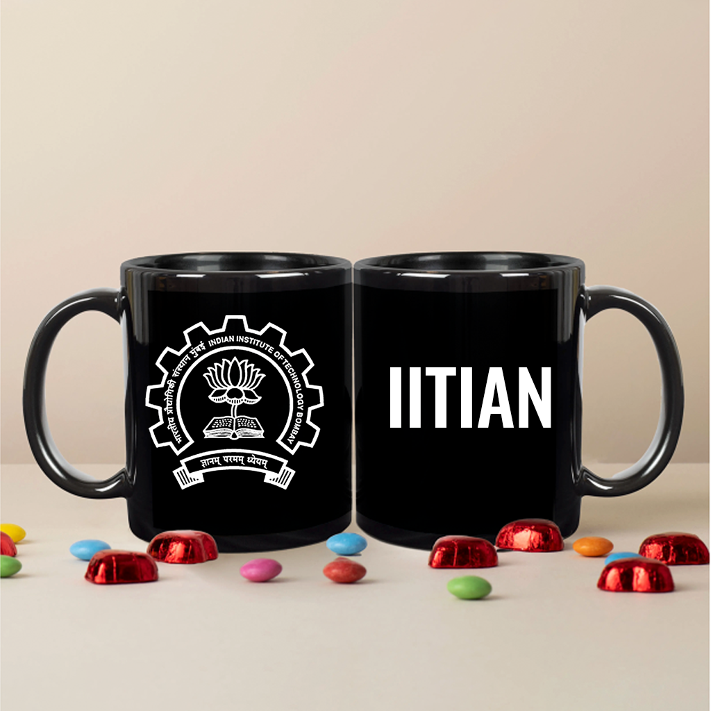 IITian Pride Mug (Black) - IIT BOMBAY