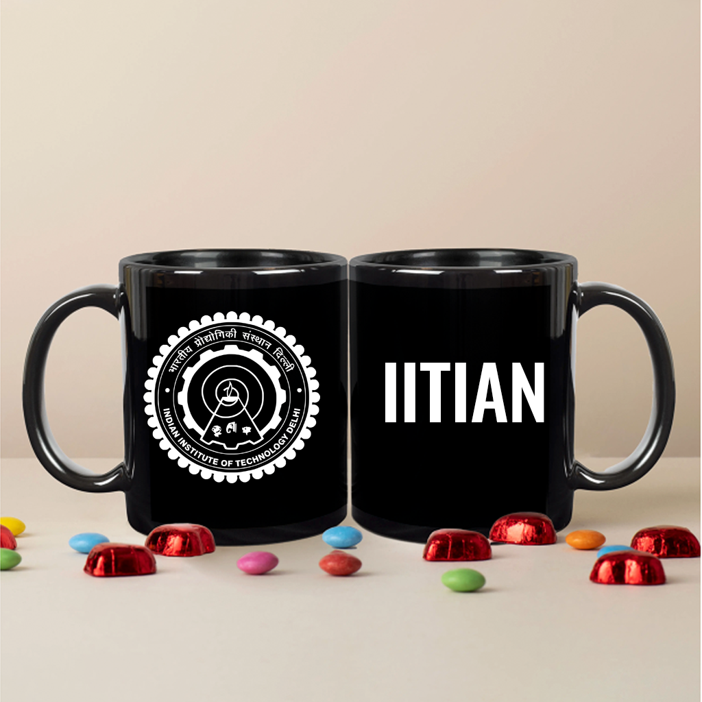 IITian Pride Mug (Black) - IIT DELHI