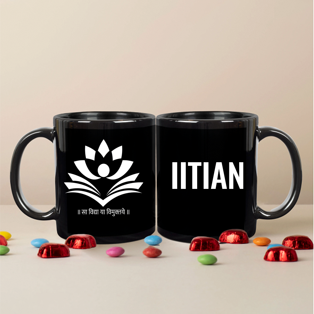 IITian Pride Mug (Black) - IIT DHARWAD