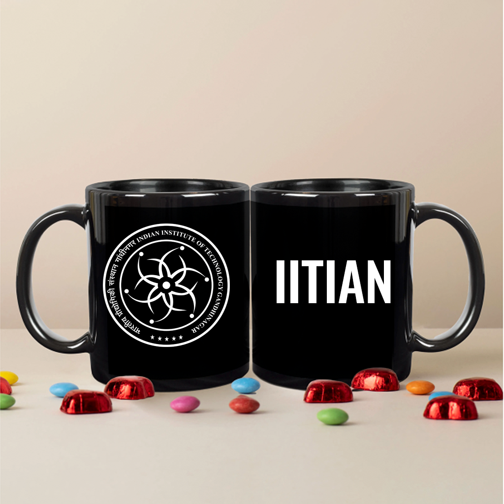 IITian Pride Mug (Black) - IIT GANDHINAGAR