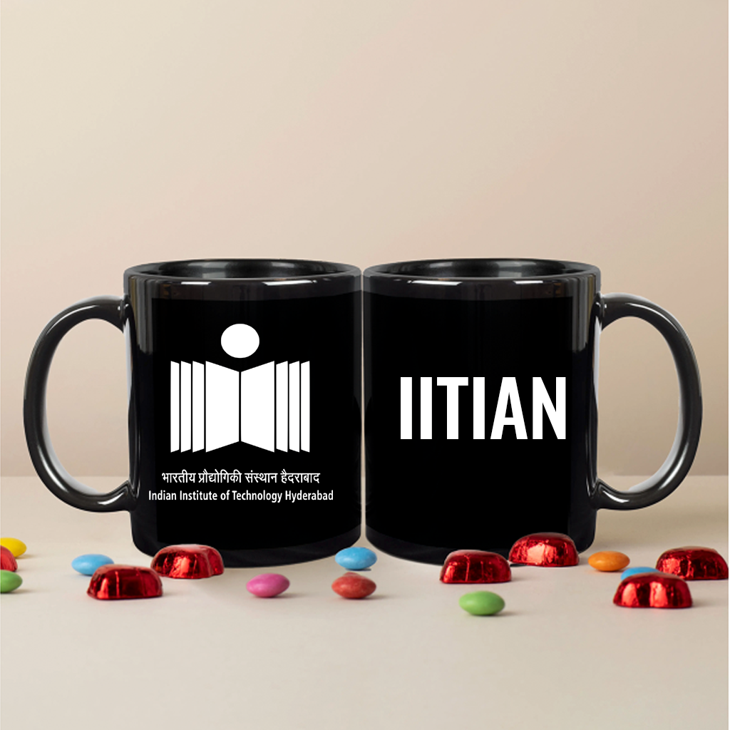 IITian Pride Mug (Black) - IIT HYDERABAD