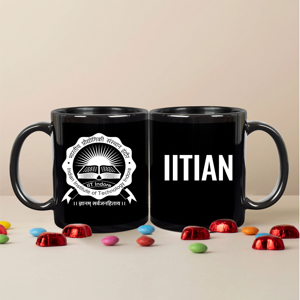 IITian Pride Mug (Black) - IIT INDORE