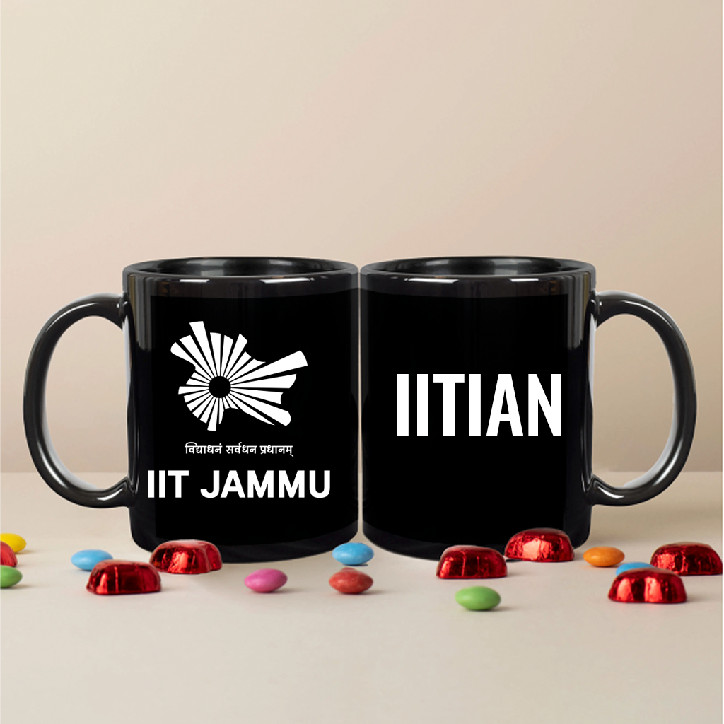 IITian Pride Mug (Black) - IIT JAMMU
