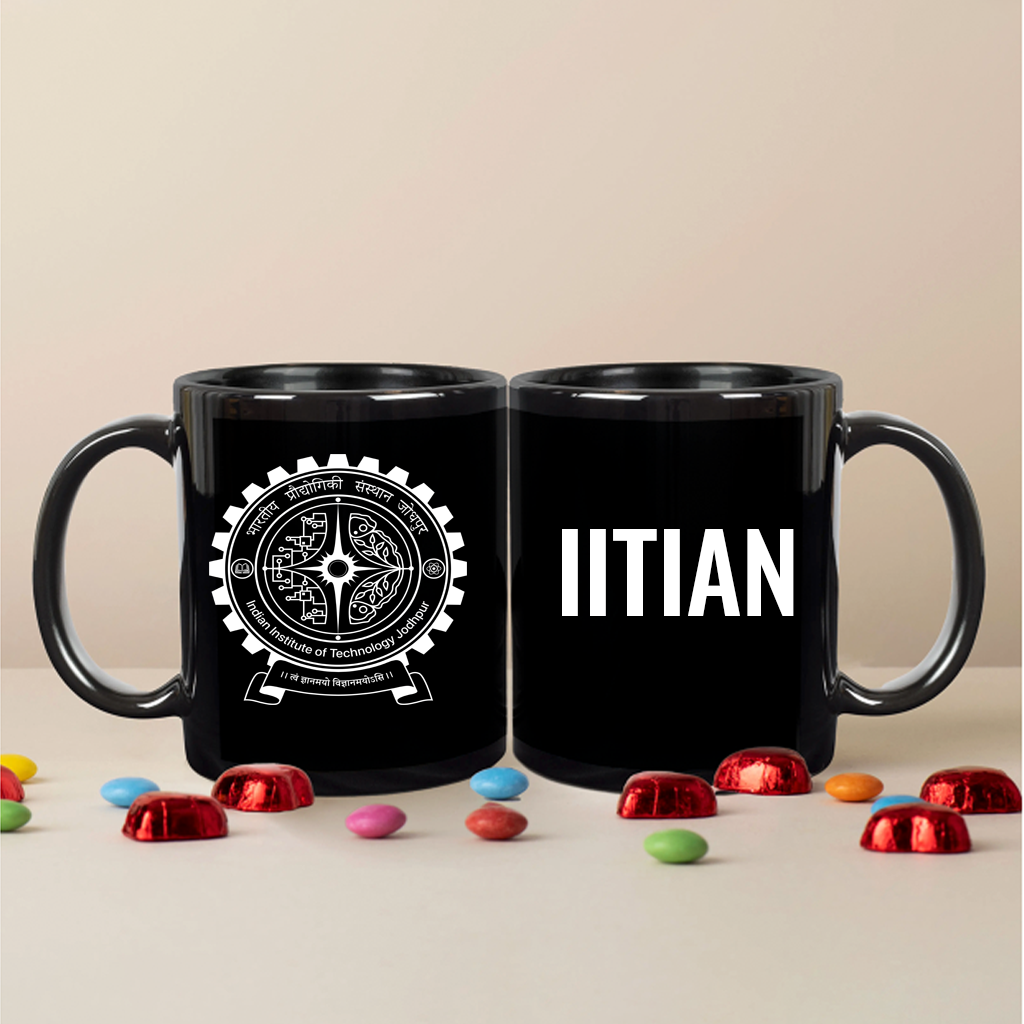 IITian Pride Mug (Black) - IIT JODHPUR