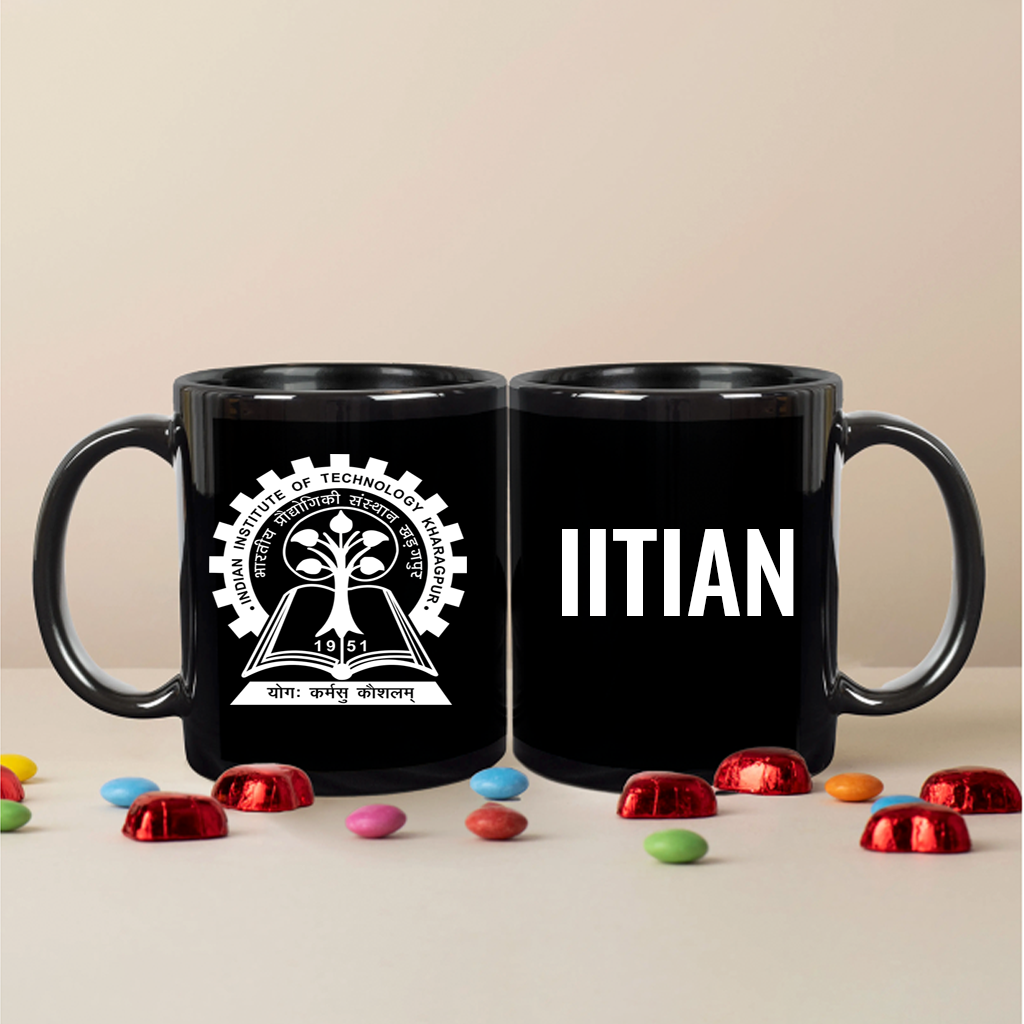 IITian Pride Mug (Black) - IIT KHARAGPUR