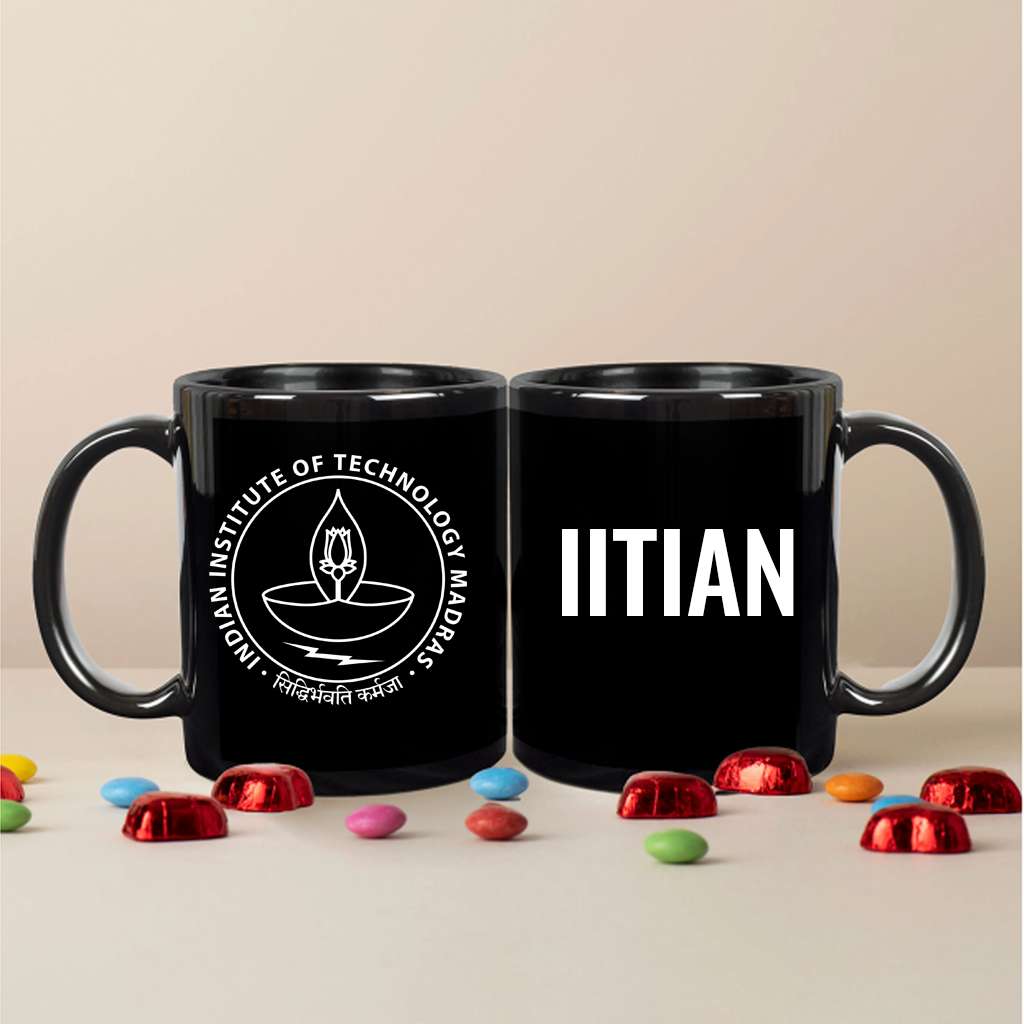 IITian Pride Mug (Black) - IIT MADRAS