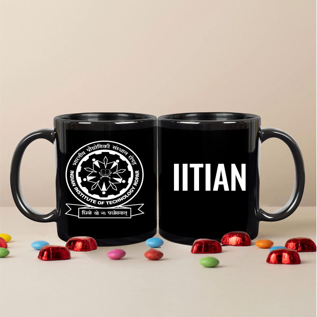 IITian Pride Mug (Black) - IIT ROPAR
