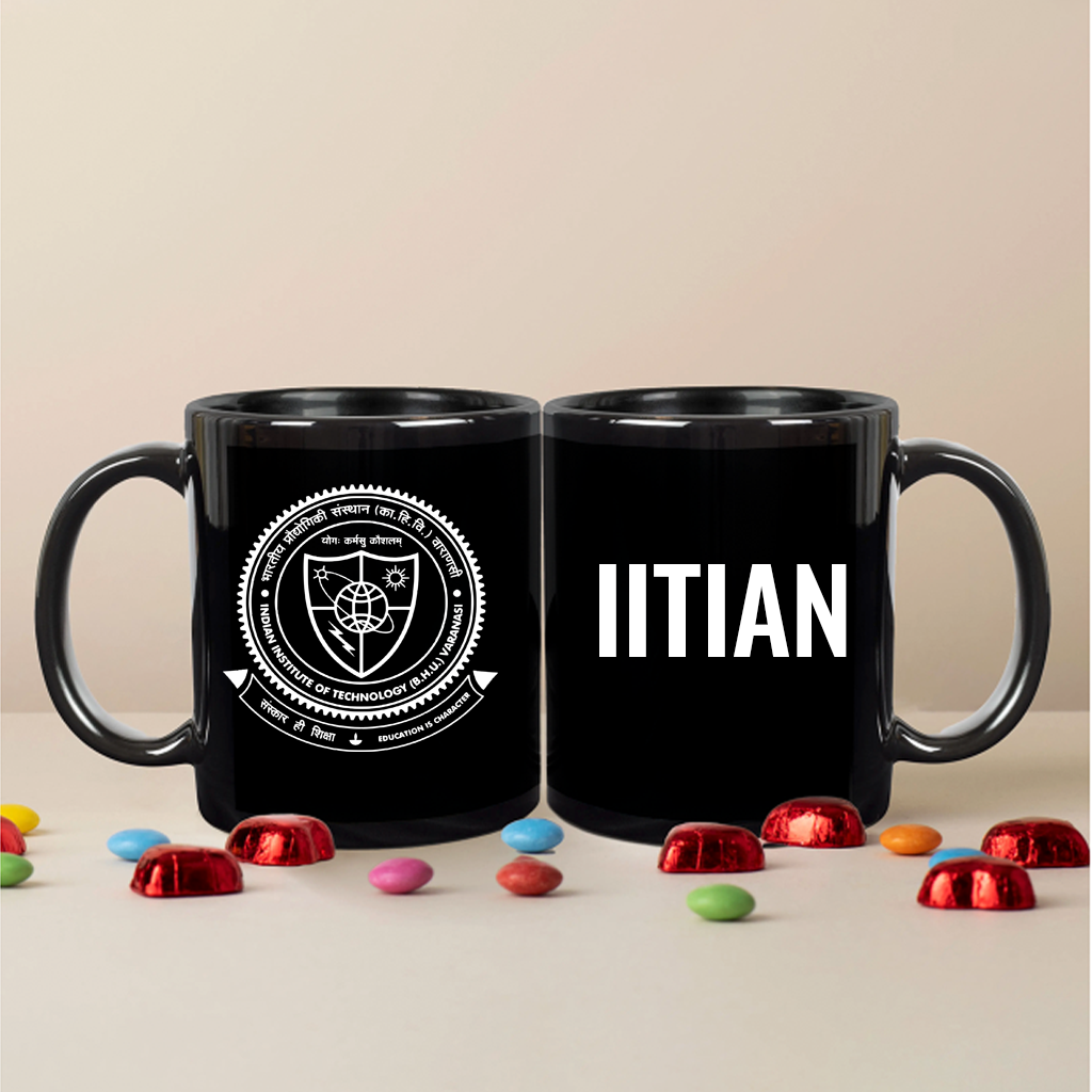 IITian Pride Mug (Black) - IIT VARANASI